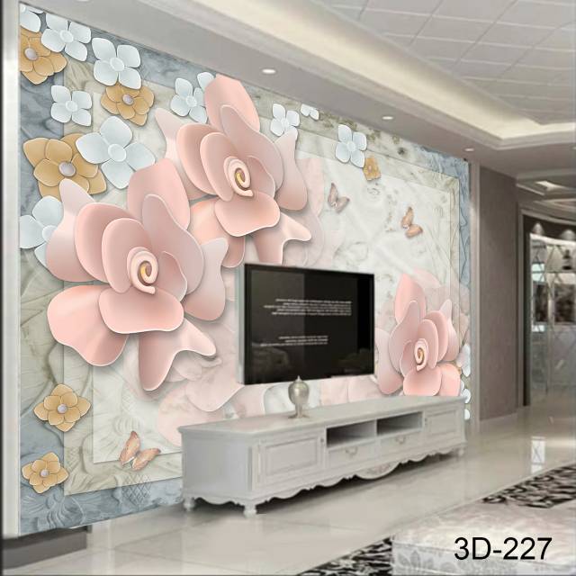 3D flower wallpaper