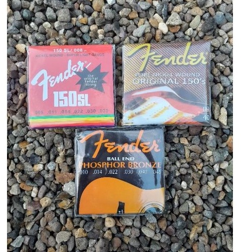 senar gitar akustik fender 08 09 010 1set