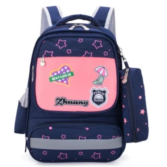 (COD)Backpack Ransel Tas Anak Bintang Bintang Kuda Laut