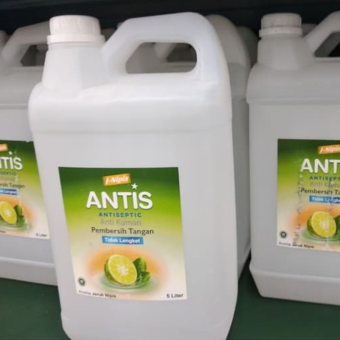 Termurah Hand Sanitizer 1000 ml ( 1 Liter ) ANTIS anti septic ada Kemenkes Berkualitas