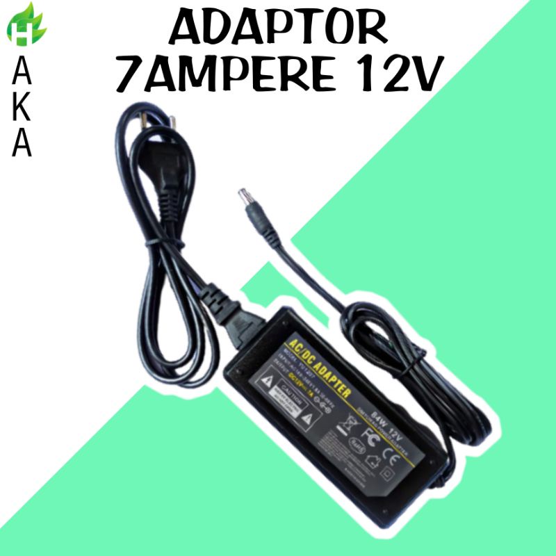 ADAPTOR DVR CCTV 12V 7A/ POWER ADAPTER 12V 7 AMPERE