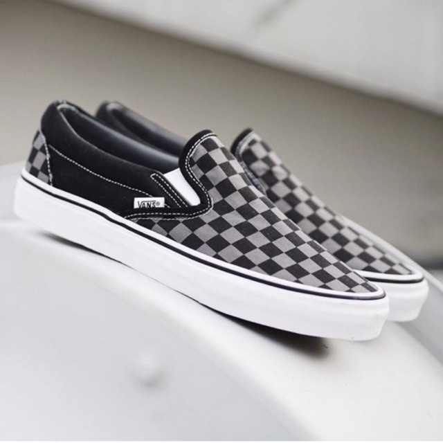 V4ns Slipon Checkerpewter  100% Original⁣⁣