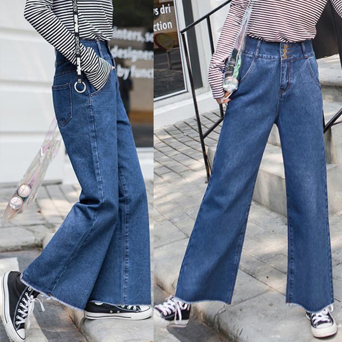 6121 SEULBI Denim Pants Celana Panjang Celana Denim Celana Jeans