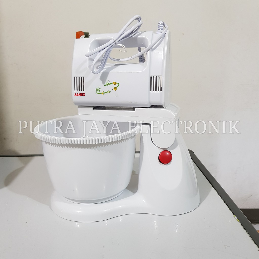 MIXER COM SANEX MC 1508 DENGAN MANGKOK PUTAR ADONAN ROTI