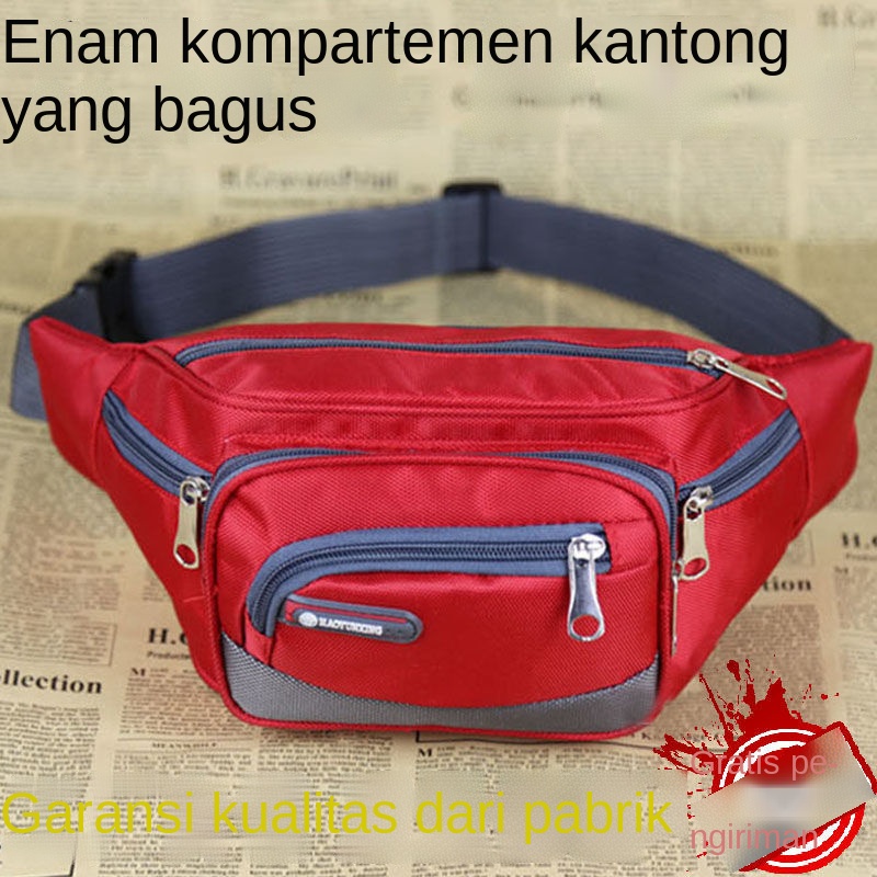 Waistbag pria gaul / Tas Selempang outdoor / tas pinggang pria