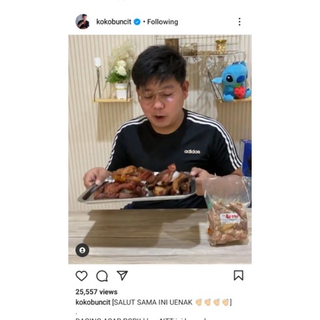 

Babi se'i, sei babi , babi asap khas NTT , oleh2 kupang 500gr