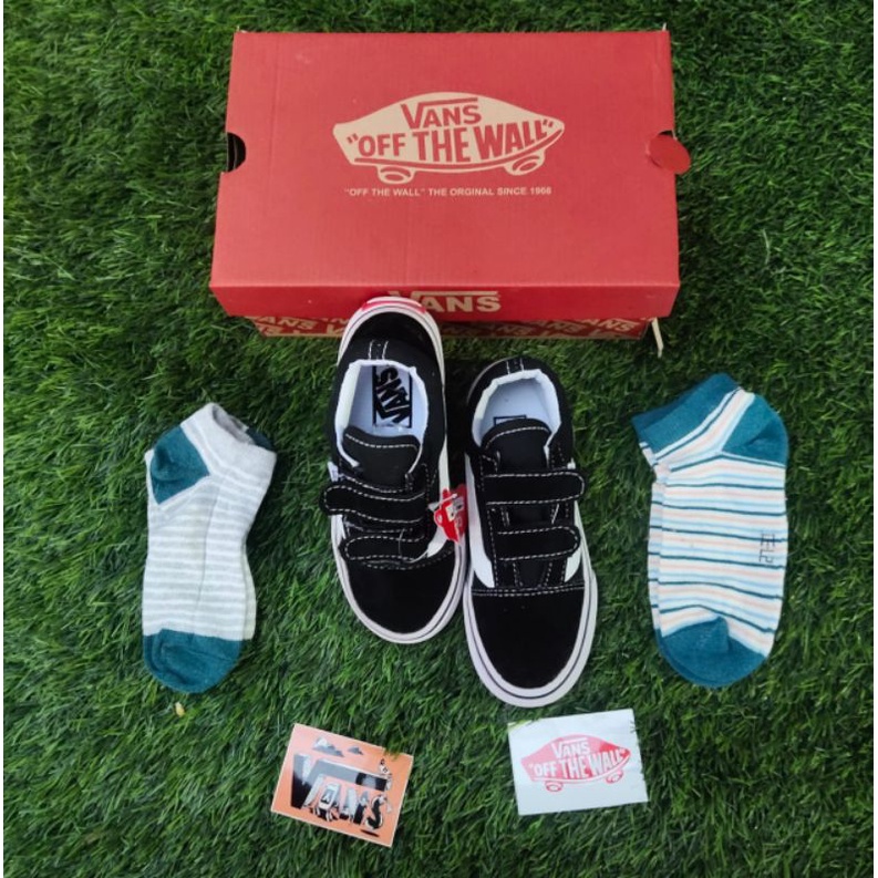 SEPATU V4NS ANAK OLD SKOOL BLACK WHITE  SEPATU ANAK PEREMPUAN SEPATU ANAK LAKI LAKI SNEAKERS ANAK