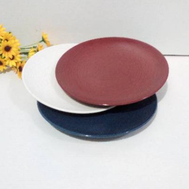 Piring Keramik / Piring Salad / Piring Noritake Swirl Bulat 21