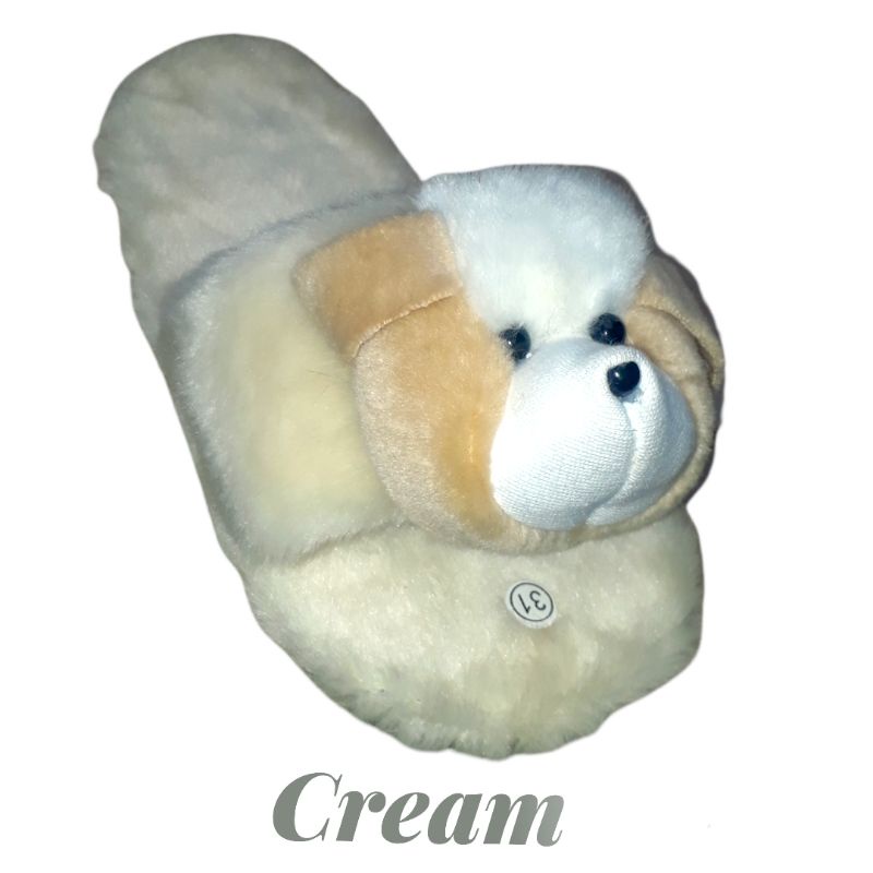 Sandal Bulu Boneka Rasfur korea Anak