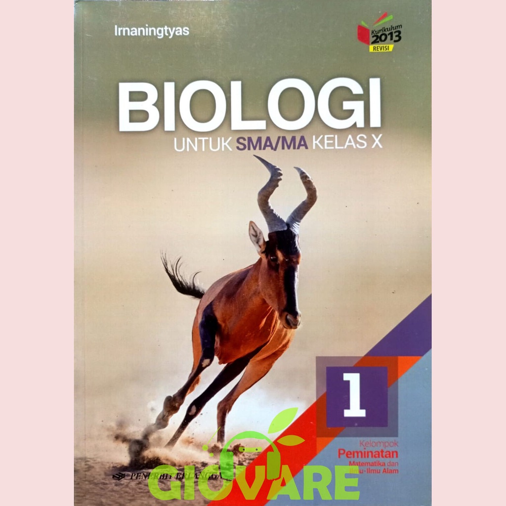 BUKU BIOLOGI SMA KELAS 10 PEMINATAN ERLANGGA KURIKULUM 2013 | BIOLOGI KELAS 10 ERLANGGA
