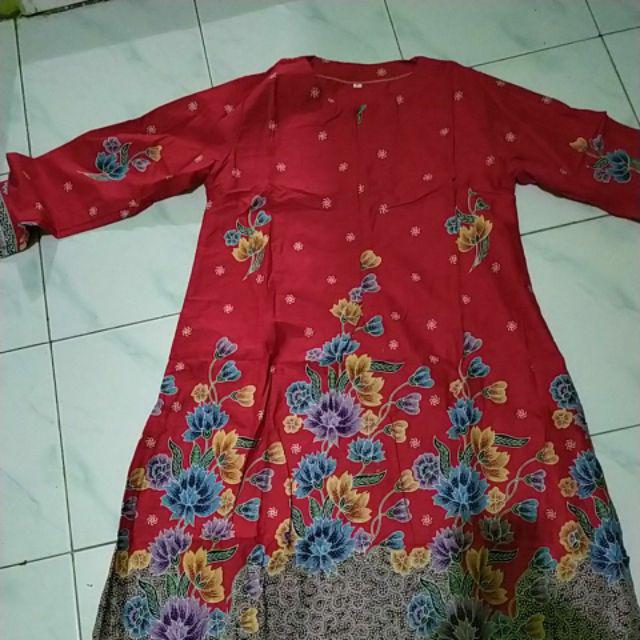 Terlaris Serut Genes Jelita Tunic Navbor Yelbor Whitbor Creambor Tunik Batik Unggul Jaya Busui
