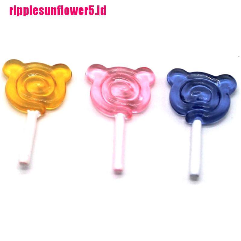 5pcs Miniatur Permen Lolipop Untuk Rumah Boneka