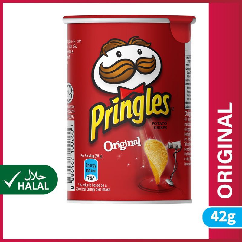 Pringles 42 Gram Keripik Kentang Kemasan Kecil