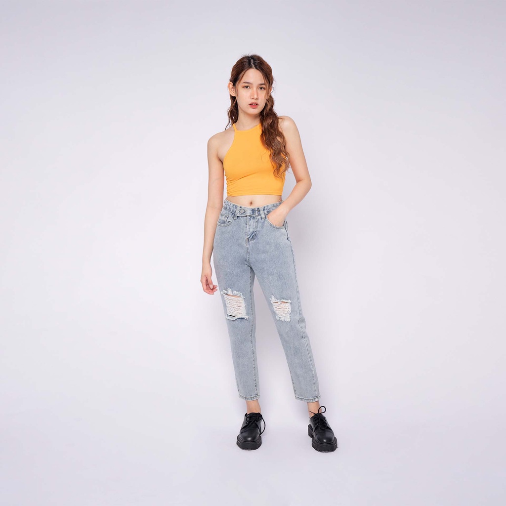 VIERLIN - Jeans 9001 - HW RIPPED JEANS