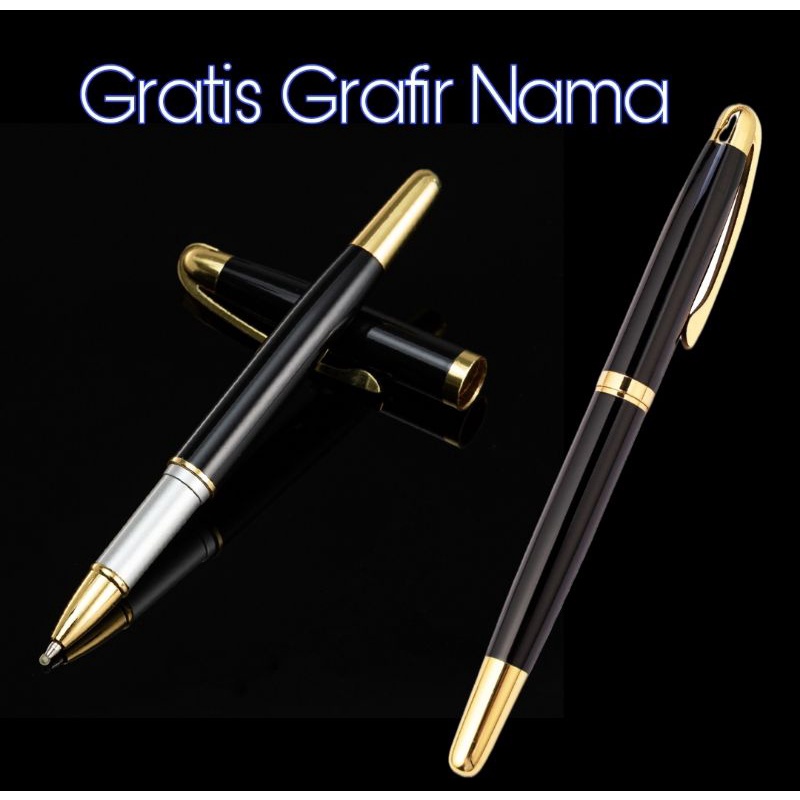 

pulpen signpen rollerball mewah crocodile exclusive gratis Grafir nama