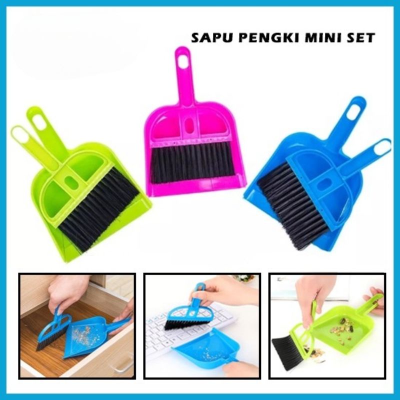 Sapu Pengki Set / Sapu dan Pengki Mini Set / Mini Dustipan Set