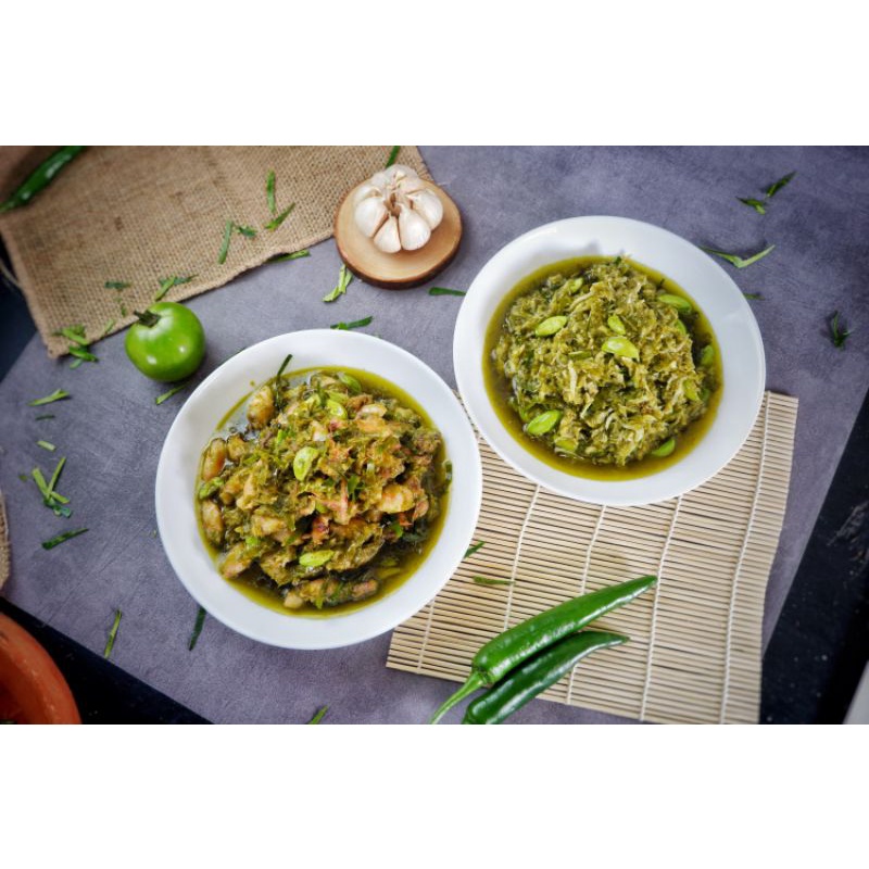 

sambal hijau cumi. sambal hijau teri