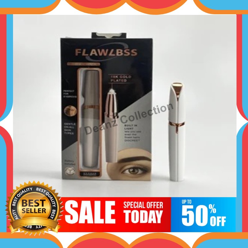 Premium Alat Cukur Alis Elektrik Pencukur Bulu Tanpa Rasa Sakit USB