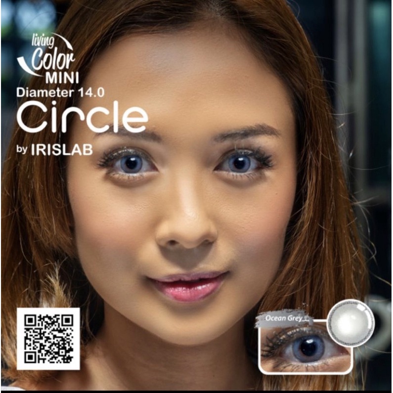 Softlens Mini Circle by Living Color irislab dia 14,00 MINUS (0,50 - 2,75)