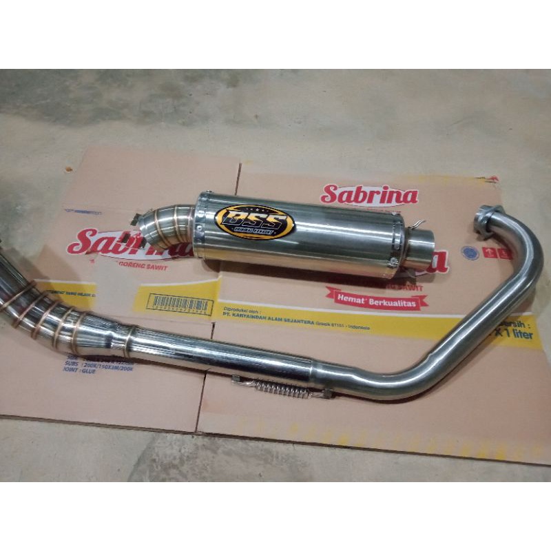 KNALPOT BSS BULAT LAS PNP CB MP GL TIGER FU VIXION R1T GSX VERZA SCORPIO MX BYSON DLL