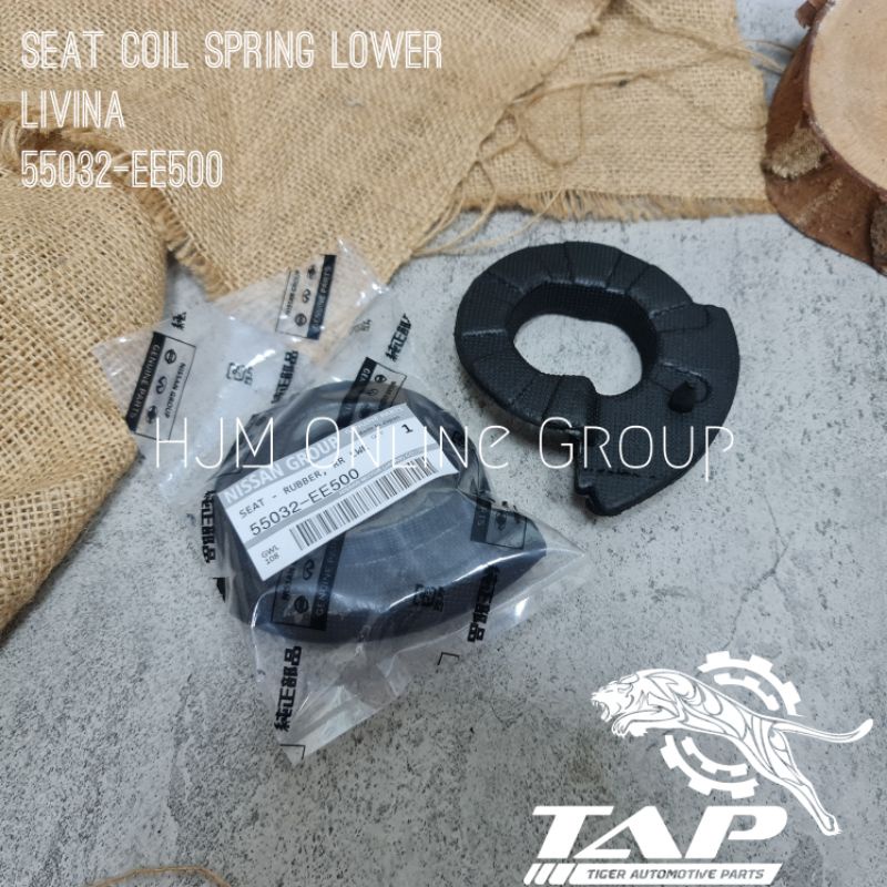 KARET TATAKAN PER KEONG BELAKANG BAWAH - SEAT COIL SPRING LIVINA