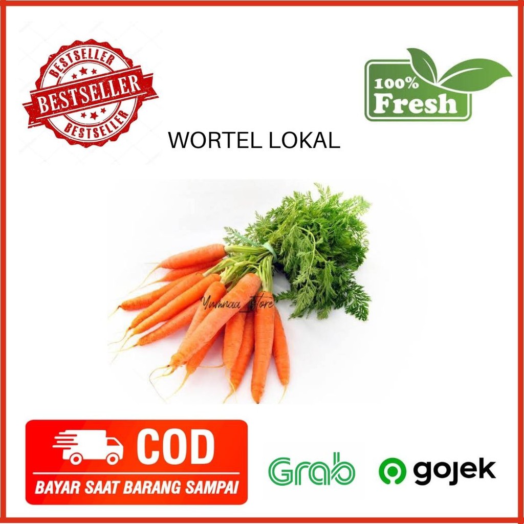 

Wortel Lokal Sayur Mayur Sayur Segar Sayuran Fresh Sayur Jakarta 250 Gram