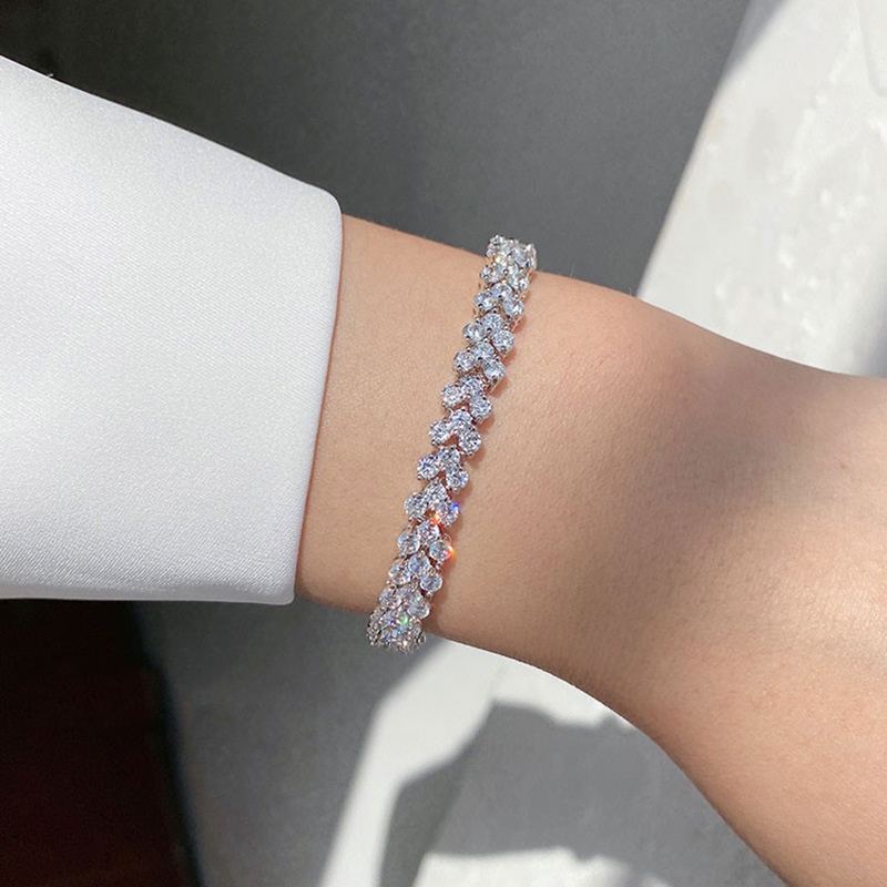 Gelang Zircon Berlian Serbaguna Model Simpel Untuk Wanita