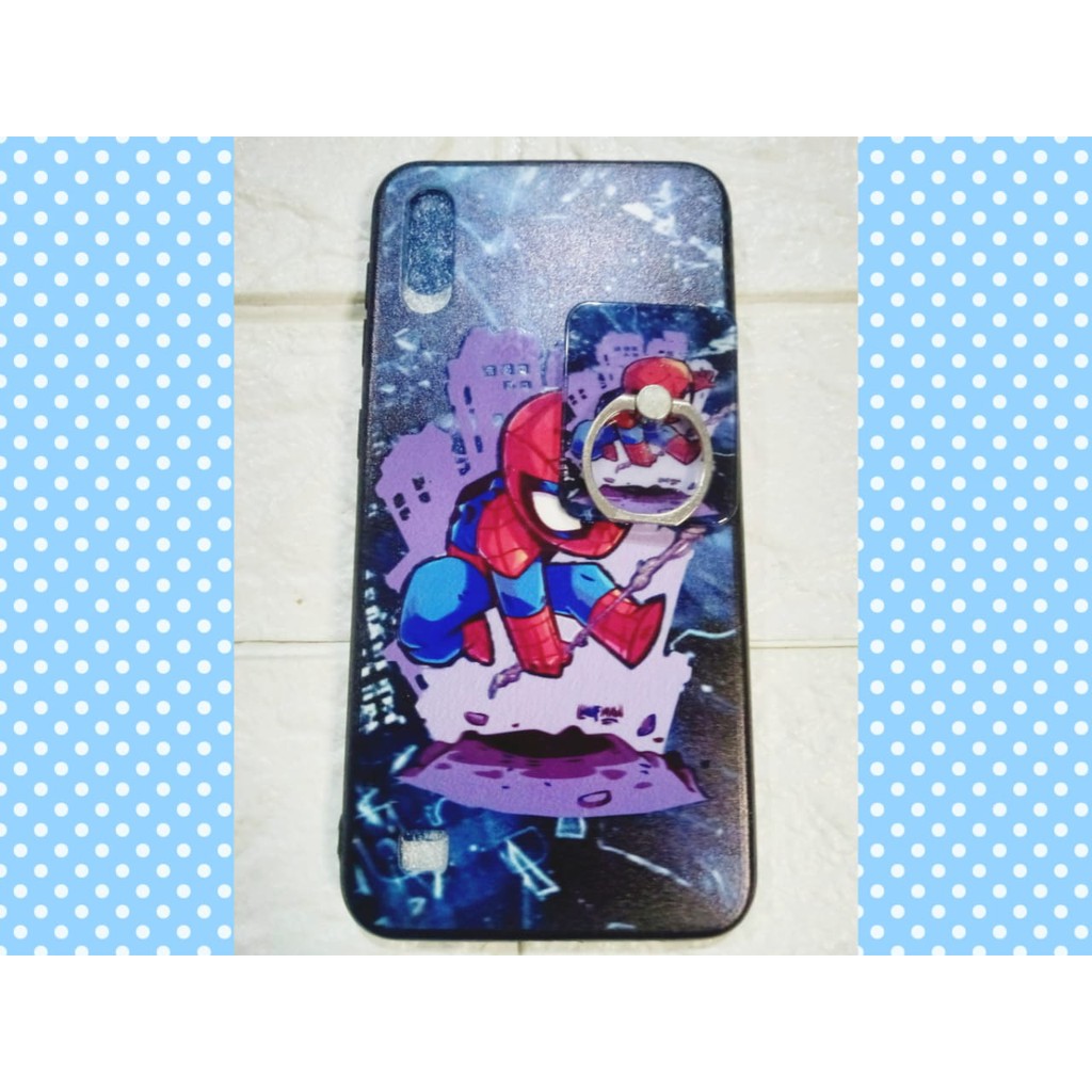 CASE SAMSUNG GALAXIM 10 MOTIF KARTUN MICIMOS SEPIDERMAN HULK IJO