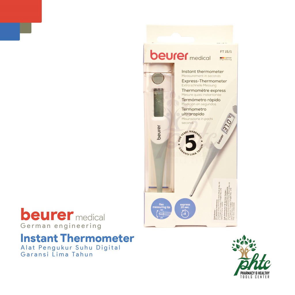 BEURER Termometer Digital Flexible FT15 l Thermometer FT15