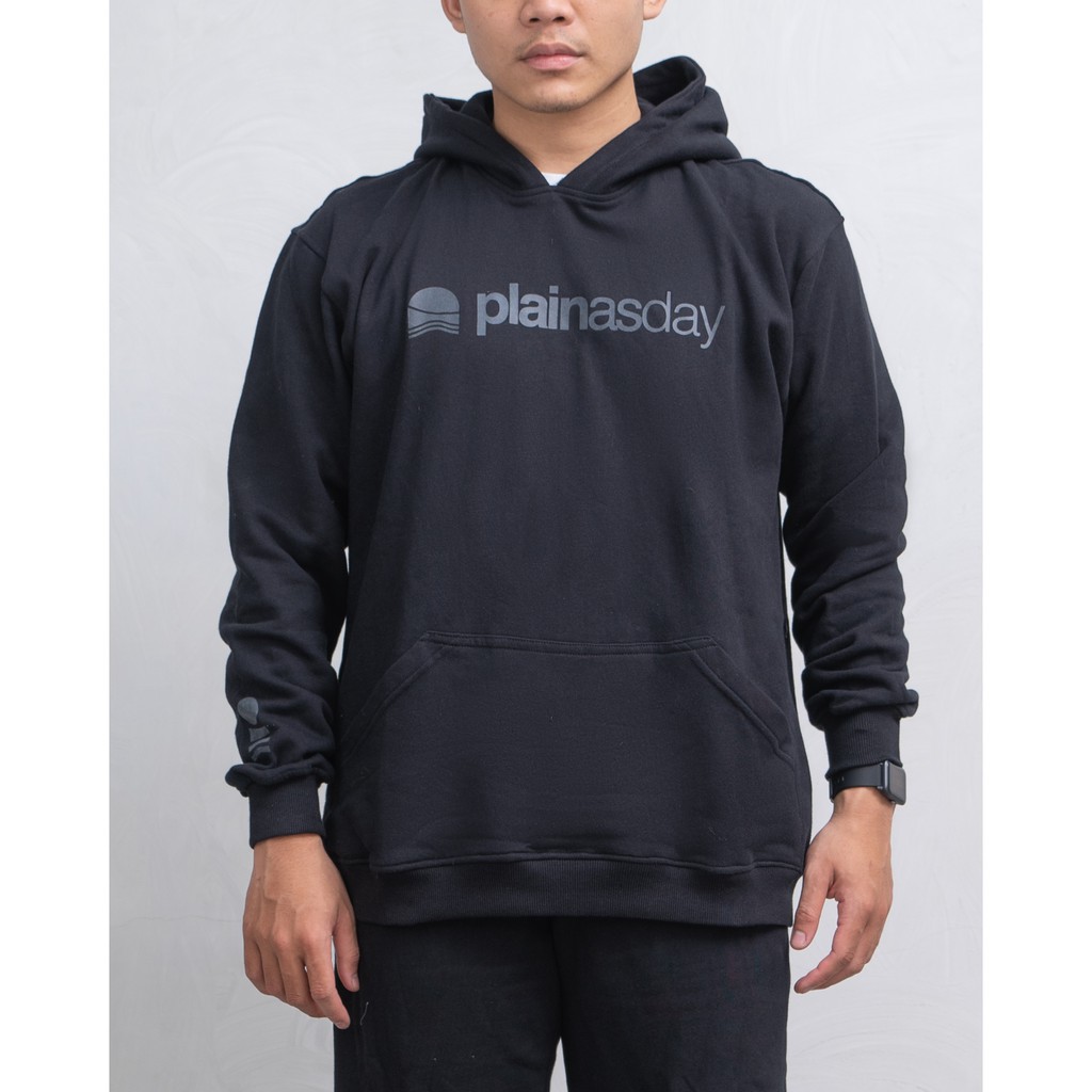 PLAIN HOODIE by PAD - BLACK