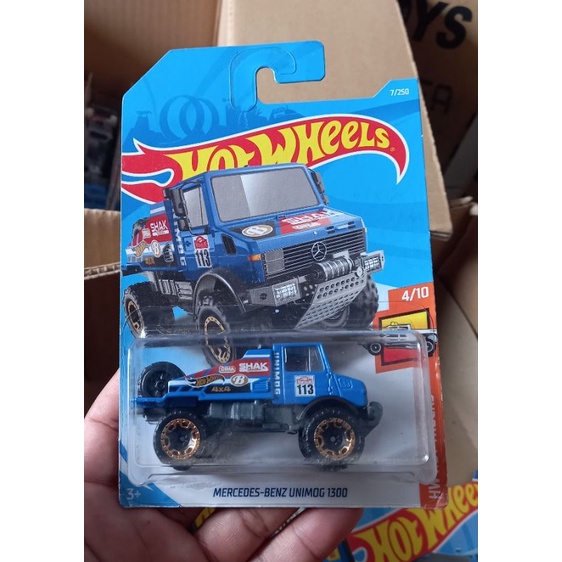 hotwheels MERCEDES BENZ UNIMOG 1300 hw hot truck