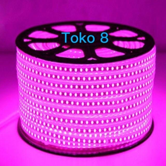 LAMPU LED STRIP SELANG 5050 SMD AC 220V METERAN (1m-100m) OUTDOOR AND INDOOR