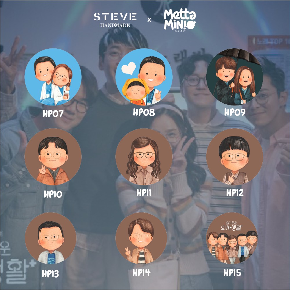 T-Shirt Kaos Hospital Playlist Theme [Steve x Mettamini]