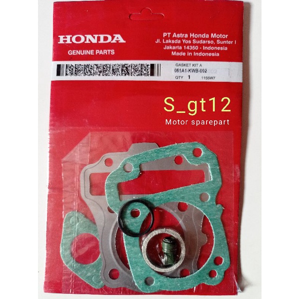 Paking blok seher Topset gasket Motor HONDA REVO KWB