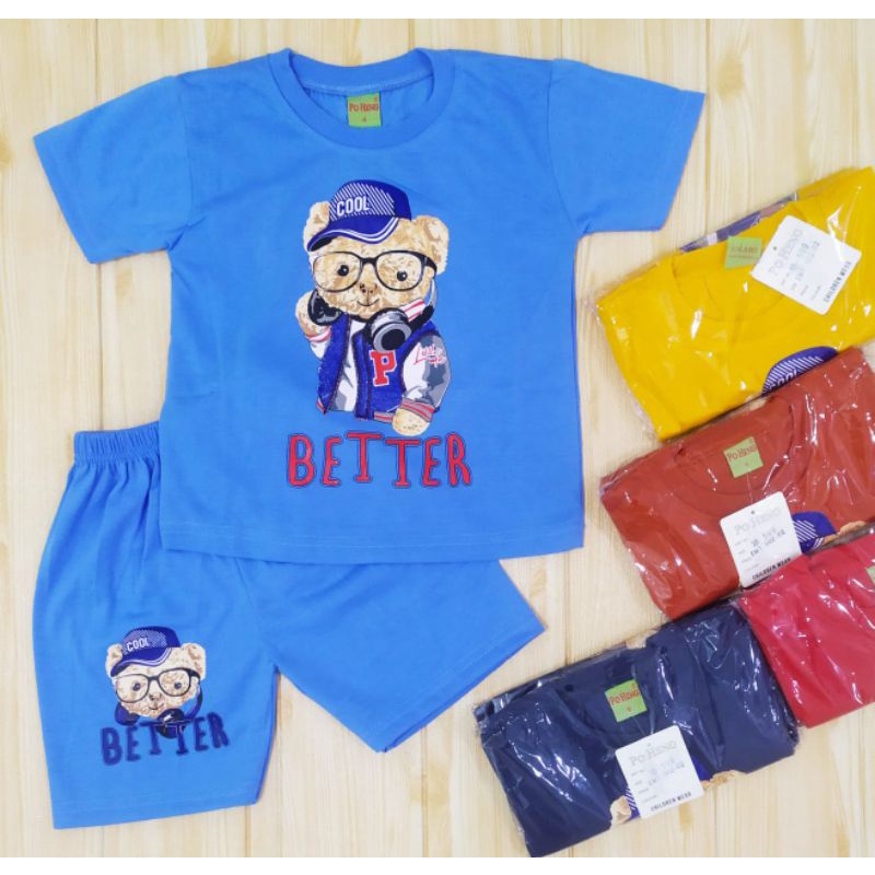 SETELAN BOBOIBOY PREMIUM-SUPERHERO-BAJU ANAK RIKO POP IT/promo-Bear