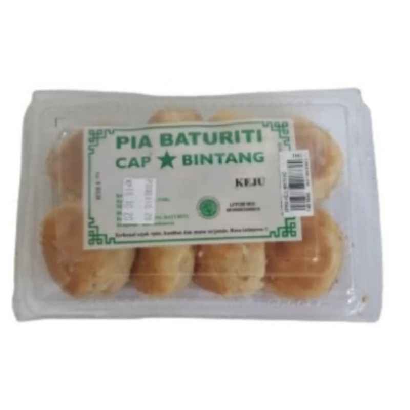 

Pia Baturiti cap Bintang rasa Keju isi 8pcs