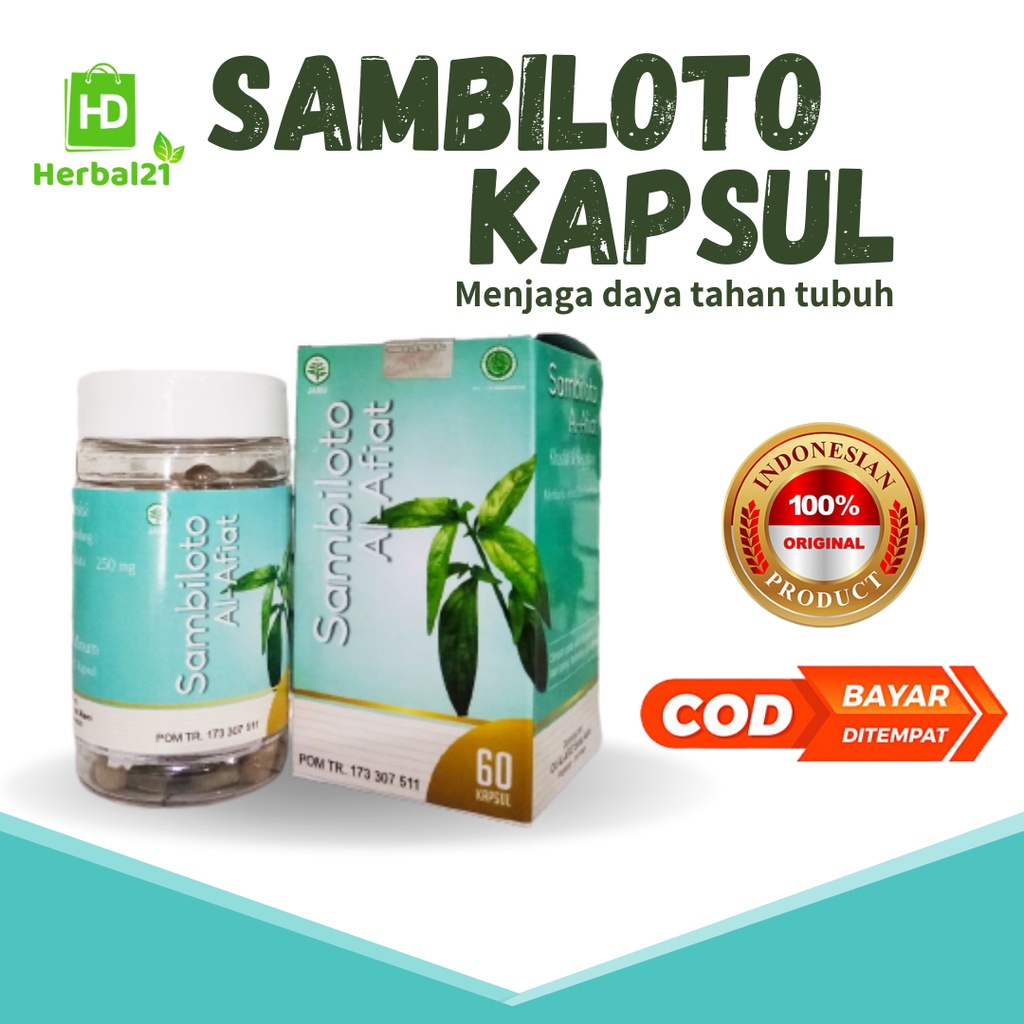 

KAPSUL SAMBILOTO ISI 60kps
