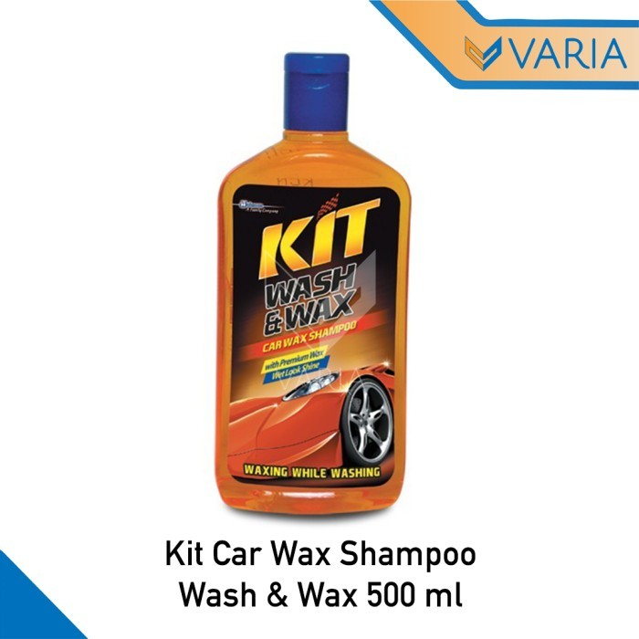 Kit Car Shampoo Cuci Motor Mobil Wash &amp; Wax Bottle 500 ml