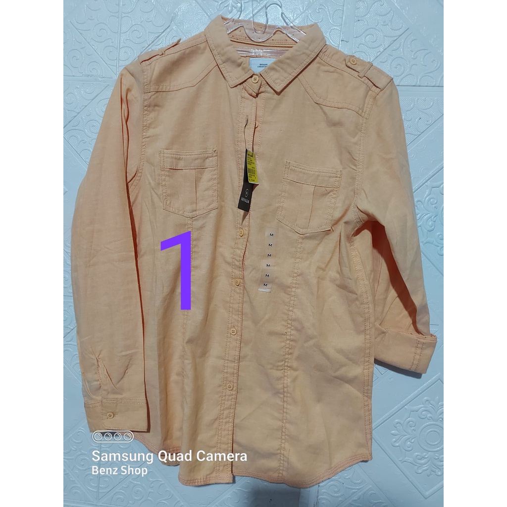 S/L/XL-NEVADA/Kemeja Wanita LENGAN PANJANG/Polos-4