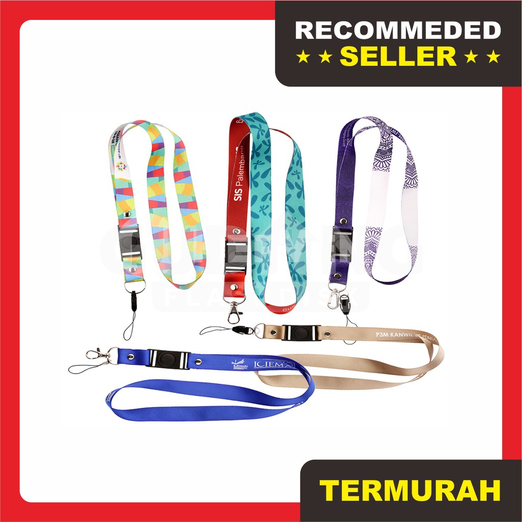 

Tali Lanyard Dengan Sablon 1 Warna Untuk USB Flashdisk