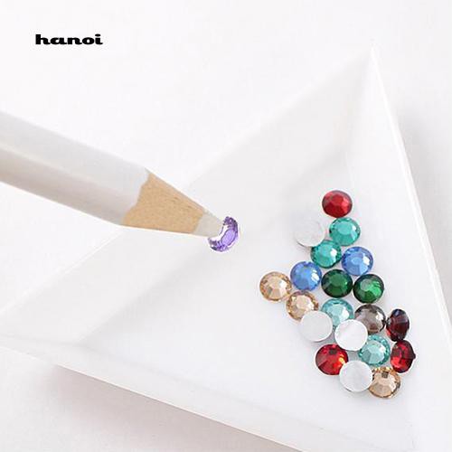 [Bayar Di Tempat]HN❤5 Pcs Nail Art Rhinestones Gems Bead Picking Pick Up Pen Painter Pencils Tool