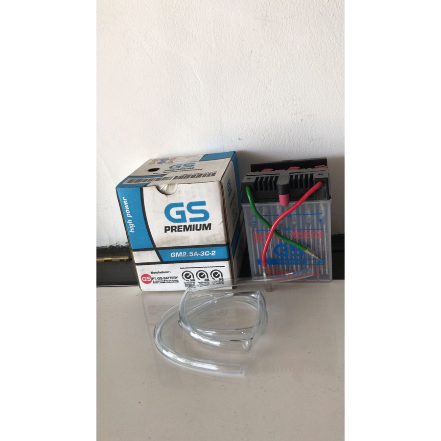 Aki Basah GS ASTRA GM2.5-3C PREMIUM KIT GL Max GL Pro
