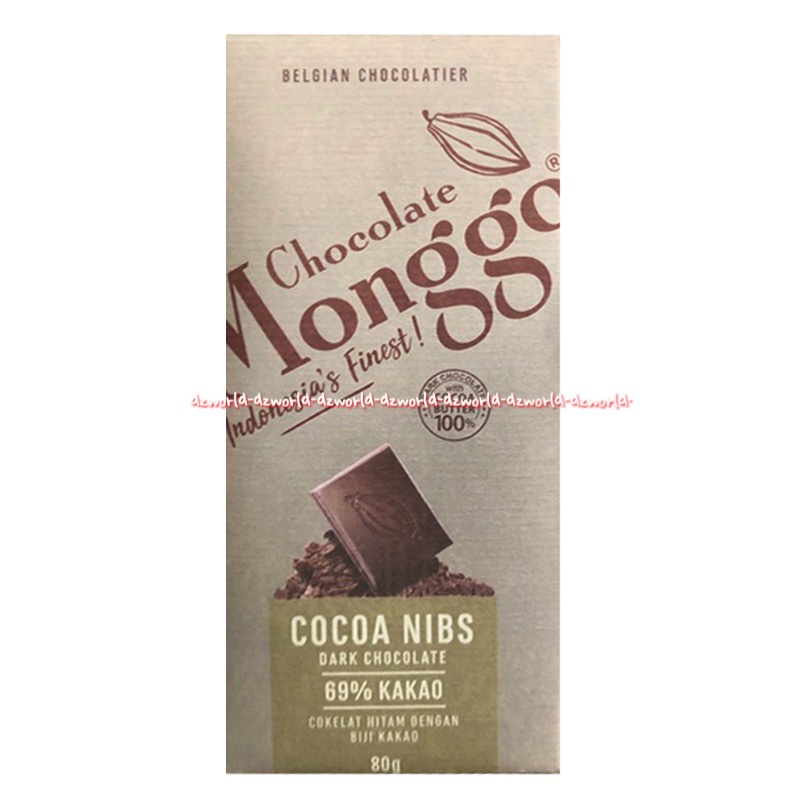 Monggo Chocolate 86% Kakao Volcanic Salt Matcha Milk Cocoa Nibs Cashew Nuts White Coklat Cokelat Mongo