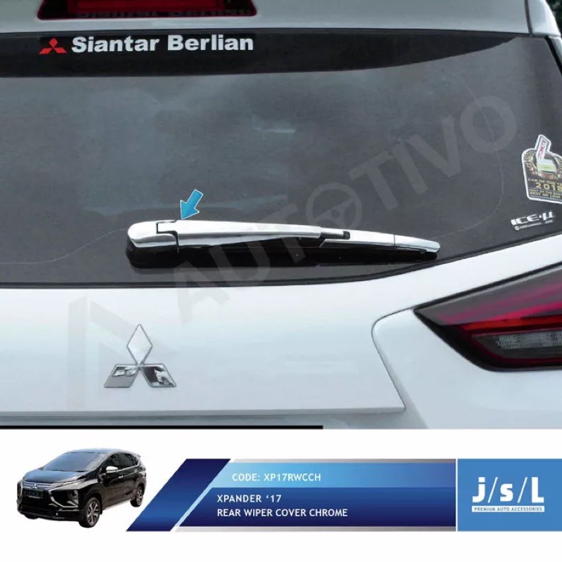 JSL Cover Wiper Mitsubishi Xpander Wiper Cover Chrome