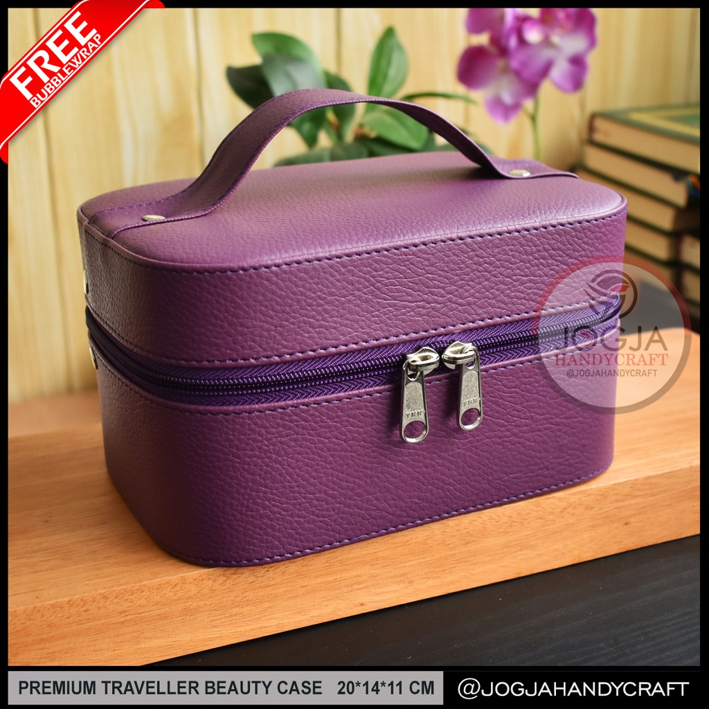 Super Rapih Traveller Beautycase / Case makeup / Travel Tas Kosmetik Pouch Jogja Handycraft