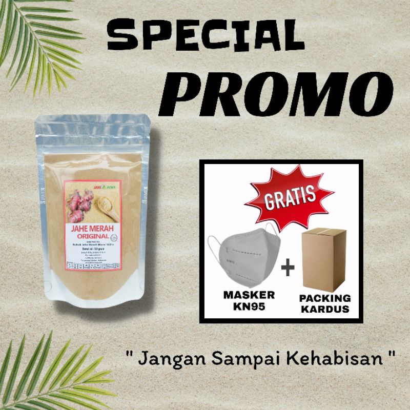 

Jahe Merah Bubuk Murni 100% Asli 50 Gram
