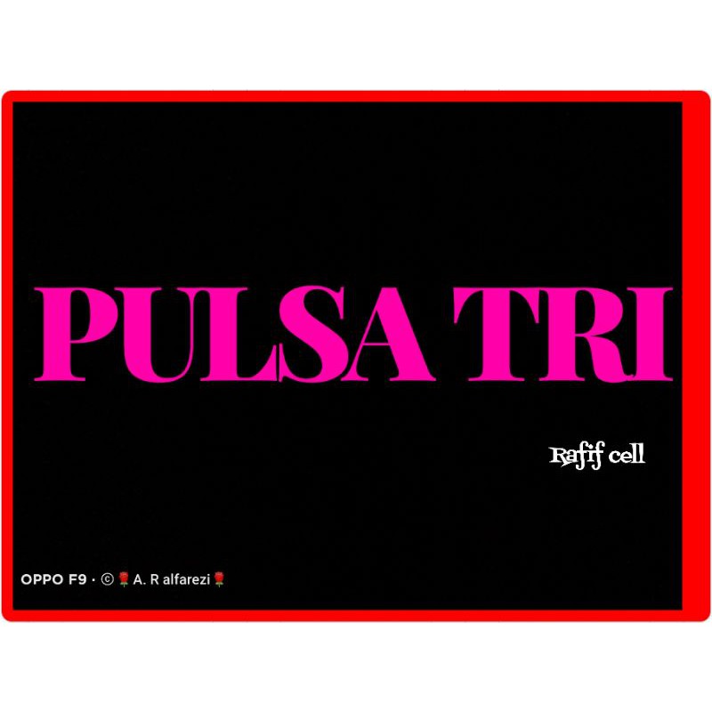 [Termurah] pulsa tri 1k 2k 3k 4k 5k 8k 10k