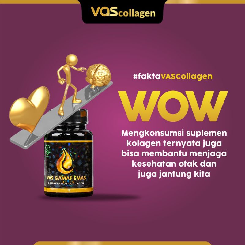 Vas Collagen Gamat Emas (100% ori berhologram)