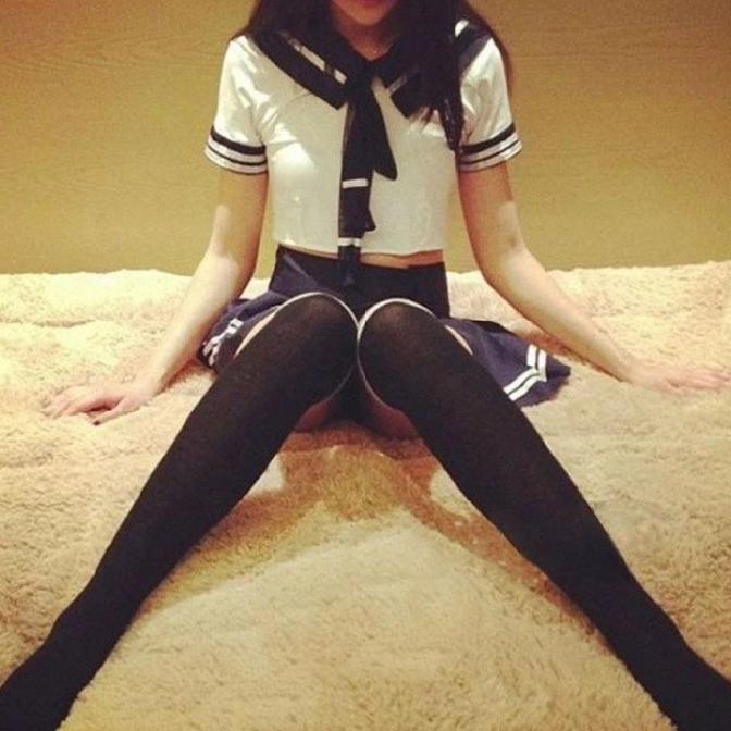 Lingerie Cosplay Sexy Seragam Sekolah Jepang Seifuku