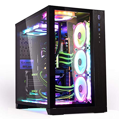 CASING LIAN LI PC-O11DX - DYNAMIC BLACK - TEMPERED GLASS FRONT &amp; LEFT